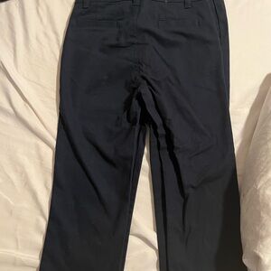 Boys navy blue uniform chino pants